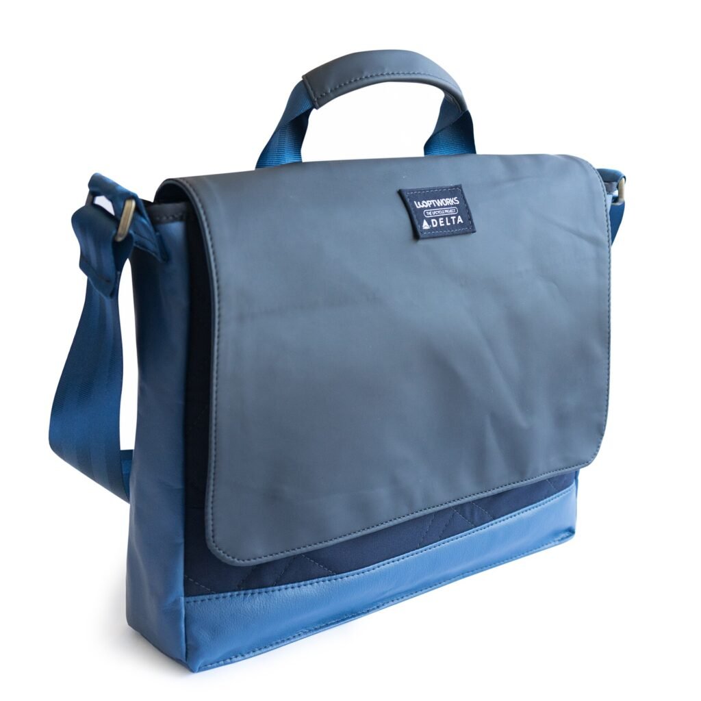Upcycled Messenger Bag