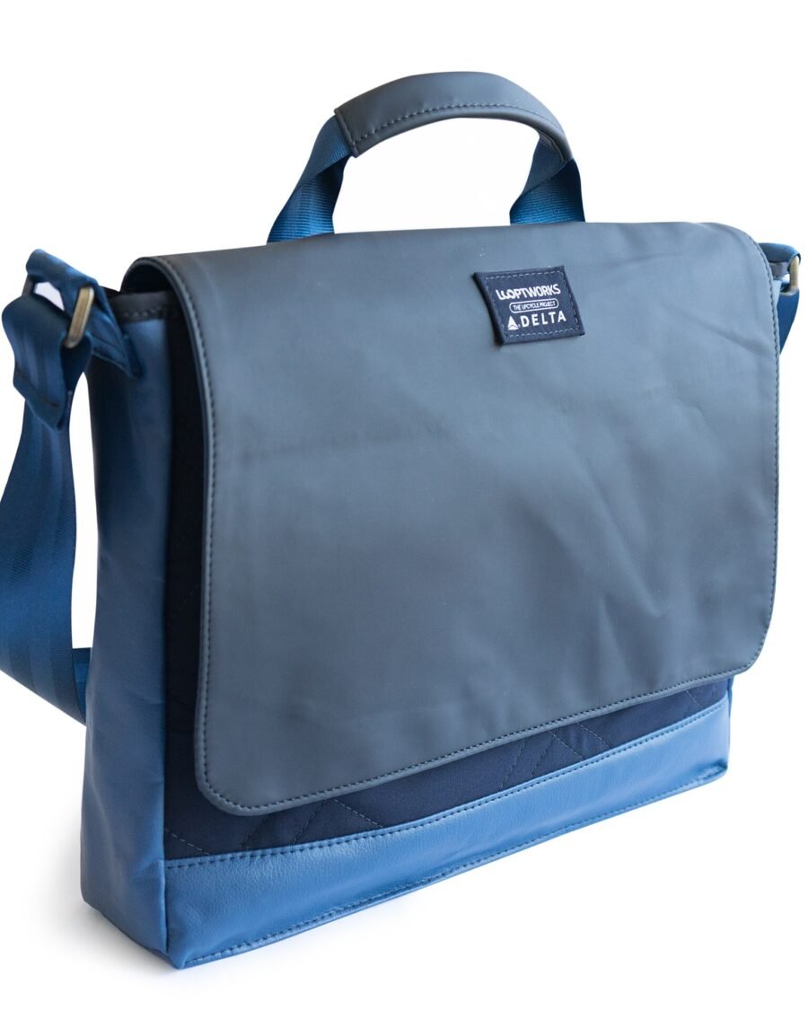 Upcycled Messenger Bag